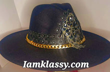 Sexy Black Fedora Hat