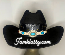 Black Unisex cowboy hat